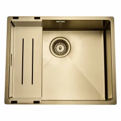 SKYLLESKL TIL KUBUS VASKE, PVD MESSING