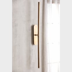 Messing vglampe - Large