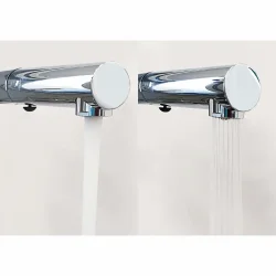 LAVABO KUBUS 040 KKKENARMATUR M/UDTRK, BRUNERET MESSING