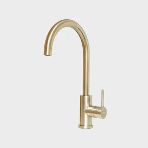 Kubus 140 RS Round k�kkenarmatur, PVD Messing