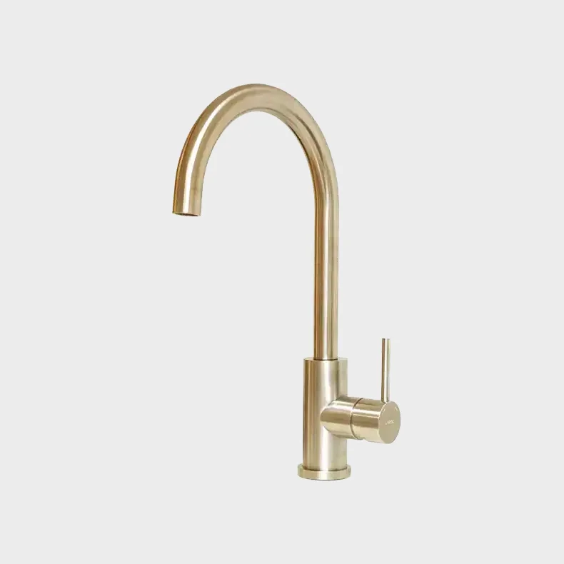 Kubus 140 RS Round k�kkenarmatur, PVD Messing