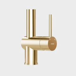 Kubus 385 RS k�kkenarmatur m/udtr�k, PVD Messing