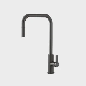 Alkymist 588 RS Square k�kkenarmatur m/udtr�k, PVD Gunmetal