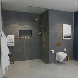 LAVABO LUNA HNDKLDESTANG 600 MM, MASSIV MESSING