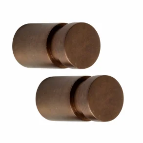 LAVABO LUNA HNDKLDEKROGE LILLE 2 STK, BRUNERET MESSING