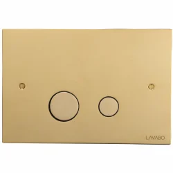 LAVABO LUNA SKYLLEPLADE T/INDBYGNINGSCISTERNE, MASSIV MESSING