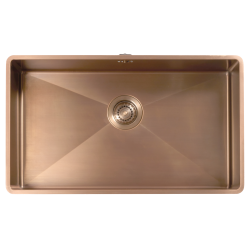 KKV4B - Kkkenvask 70x40cm - massiv messing bruneret