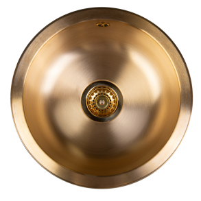 KKV7 - Rund massiv messingvask