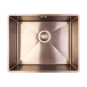 KKV1B - Kkkenvask 50x40cm - massiv messing bruneret