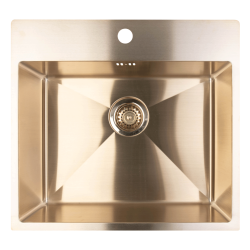 KKV5 - Kkkenvask 38x50cm med bagflange - massiv messing