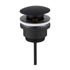 push-open bundventil buet top Mat sort