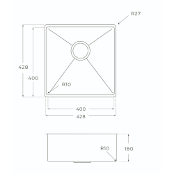 Kkkenvask 40x40 stl  KKV119