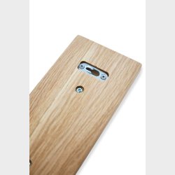 OAK Knagerkke Egetr Med Messing Knager 70 cm