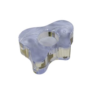 CLOUD krystal lysestage Lilla/klar