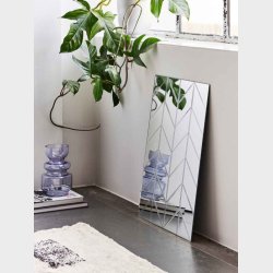 HERRINGBONE spejl 5070 cm Klar