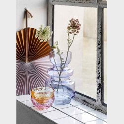 CURVE vase lys lilla 26 cm