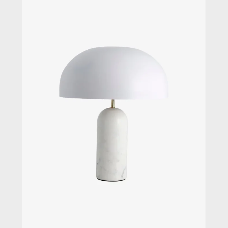 ATLAS BORDLAMPE I MARMOR OG METAL