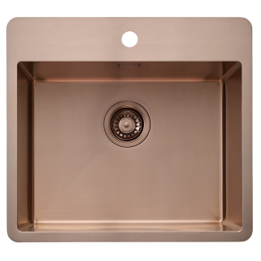 KKV16 - Kkkenvask 38x50cm med bagflange - PVD Kobber