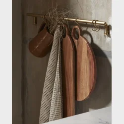 Messing stang med 6 kroge