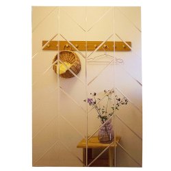 HERRINGBONE spejl 5070 cm Bronze