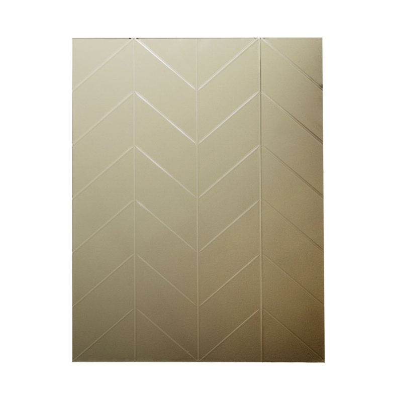 HERRINGBONE spejl 5070 cm Bronze